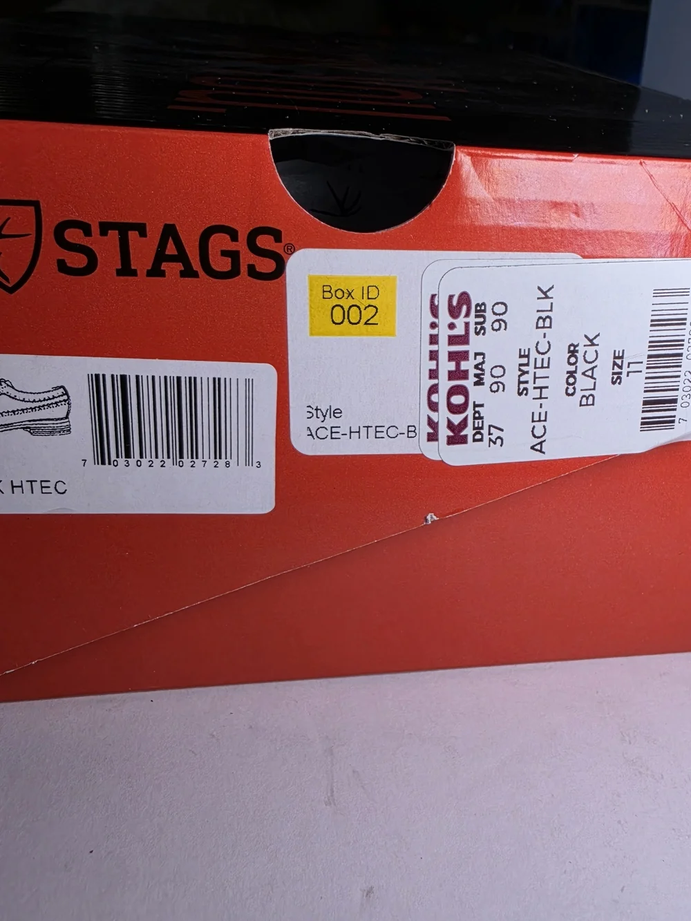 Deer Stags Black Boys’ Wingtip Dress Shoes